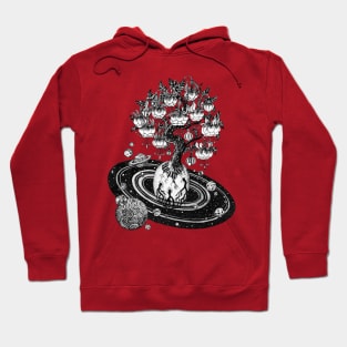 Space tree of life egg of universe Hoodie